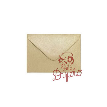 Koperta 70x100 PEARL złoty 150g (10szt.) 280488 Galeria Papieru