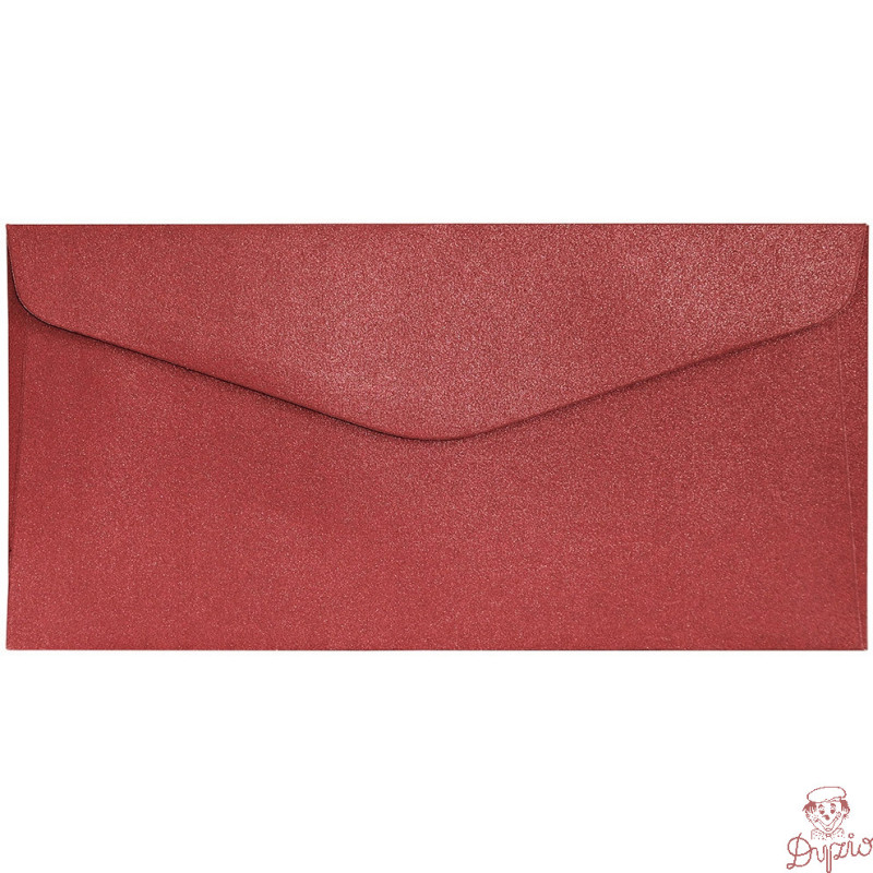 Koperta DL Pearl czerwony K 150g (10szt.) 280138 Galeria Papieru