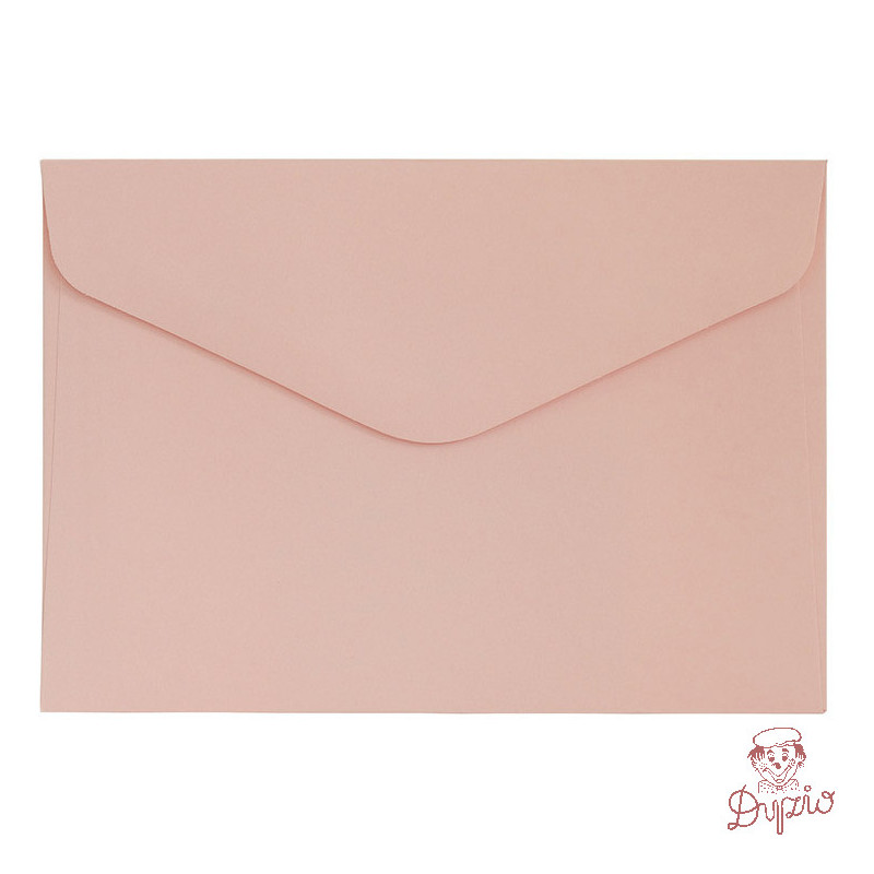 Koperta C6 gładki pudrowy róż satynowany 130g. (10szt.) 280235 Galeria Papieru