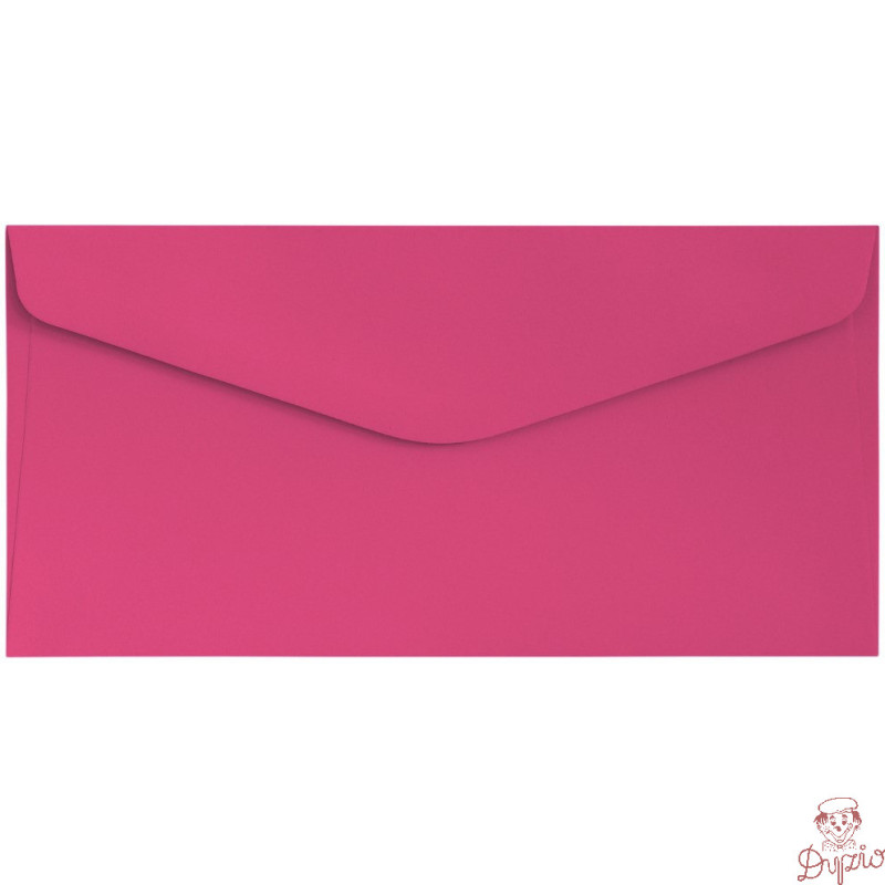 Koperta DL gładki różowy 120g. (10szt.) 280180 Galeria Papieru