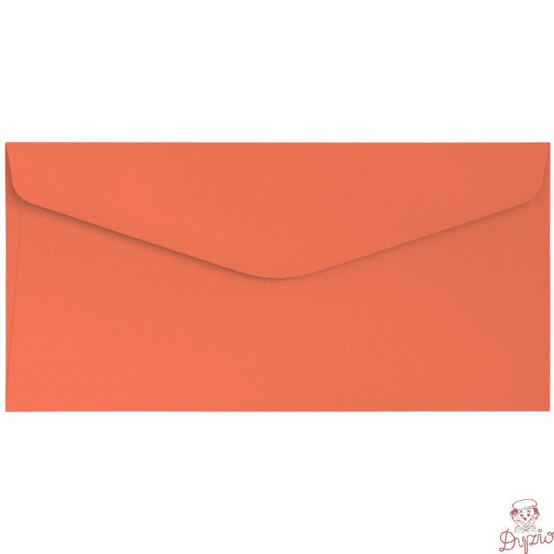 Koperta DL gładki koralowy 120g. (10szt.) 280181 Galeria Papieru