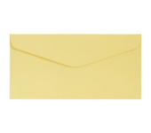 Koperta DL gładki żółty satynowany 120g. (10szt.) 280137 Galeria Papieru