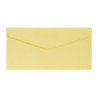 Koperta DL gładki żółty satynowany 120g. (10szt.) 280137 Galeria Papieru