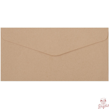 Koperta DL NATURE ciemnobeżowa K 120g. (10szt) 280120 Galeria Papieru