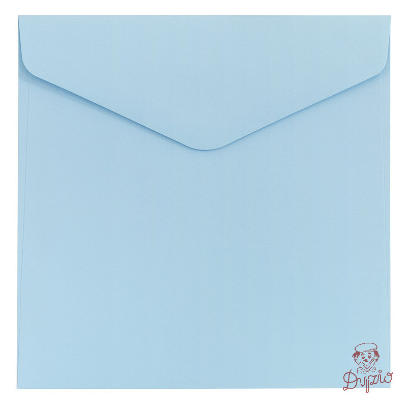 Koperta 160x160mm niebieski statynowany K 130g. (10sztuk) 280328 Galeria Papieru