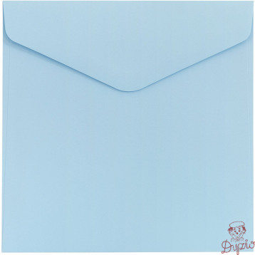 Koperta 160x160mm niebieski statynowany K 130g. (10sztuk) 280328 Galeria Papieru