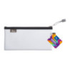 Koperta 24x12cm z suwakiem metalowym TETIS BT609-B biała