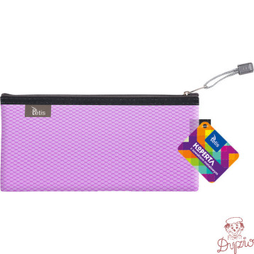 Koperta 24x12cm z suwakiem metalowym TETIS BT609-F Fiolet