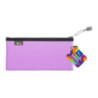 Koperta 24x12cm z suwakiem metalowym TETIS BT609-F Fiolet