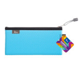 Koperta 24x12cm z suwakiem metalowym TETIS BT609-N niebieska