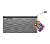 Koperta 24x12cm z suwakiem metalowym TETIS BT609-V czarna