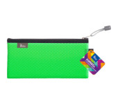 Koperta 24x12cm z suwakiem metalowym TETIS BT609-Z zielona