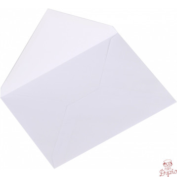 Koperta B6 NK biała (50szt.) klapa w szpic 75g NC 01110000/50