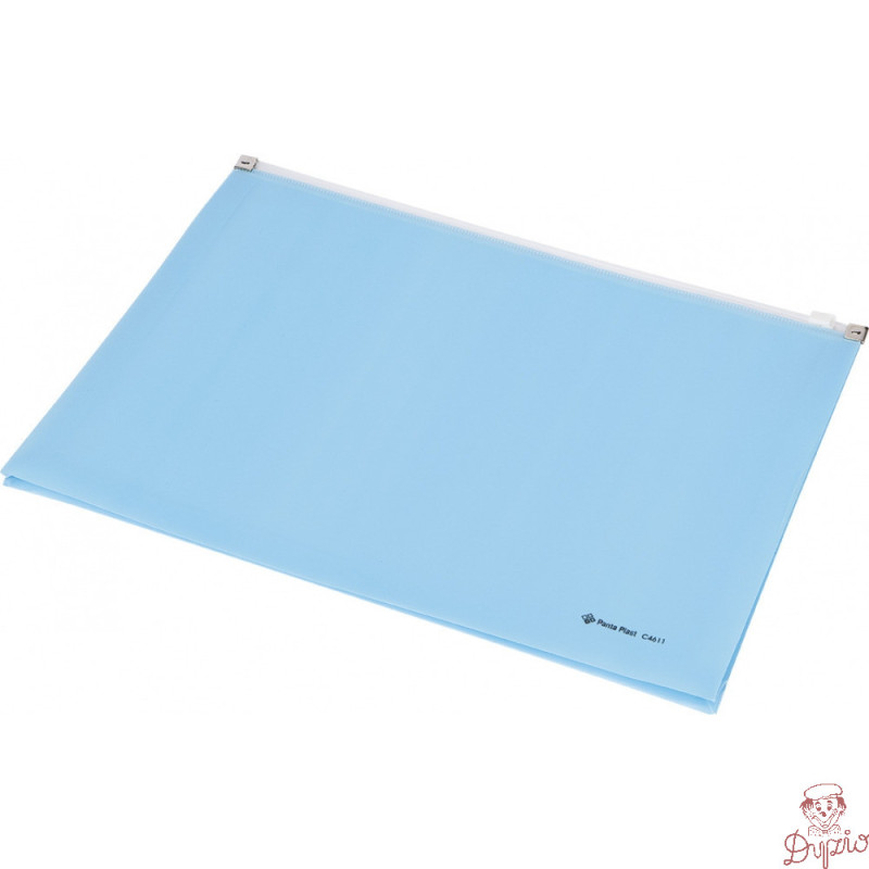 Koperta z suwakiem A4 niebieska przestrzenna C4611 0410-0038-03 Panta Plast