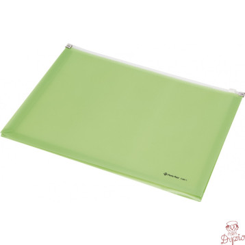 Koperta z suwakiem A4 zielona przestrzenna C4611 0410-0038-04 Panta Plast