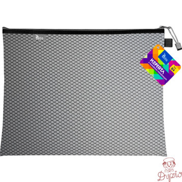 Koperta B4 z suwakiem metalowym CZARNA BT607-V TETIS