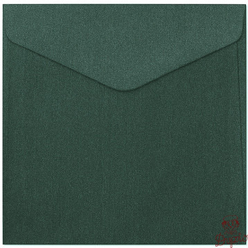 Koperta 160x160mm Pearl zielony 150g. (10szt.) 280344 Galeria Papieru