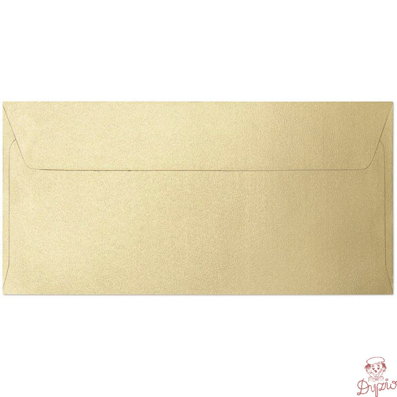 Koperta DL Pearl złoty P 120g.(10szt.) 280115 Galeria Papieru