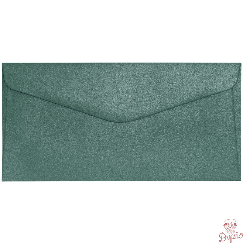 Koperta DL Pearl zielony K (10szt.) 150g 280144 Galeria Papieru