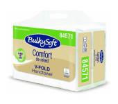 Ręcznik ZZ V-FOLD biały 24x21cm 2 warstwy celuloza+celuloza z recyklingu (12x250) 3000szt 84571 BULKYSOFT Comfort Eko