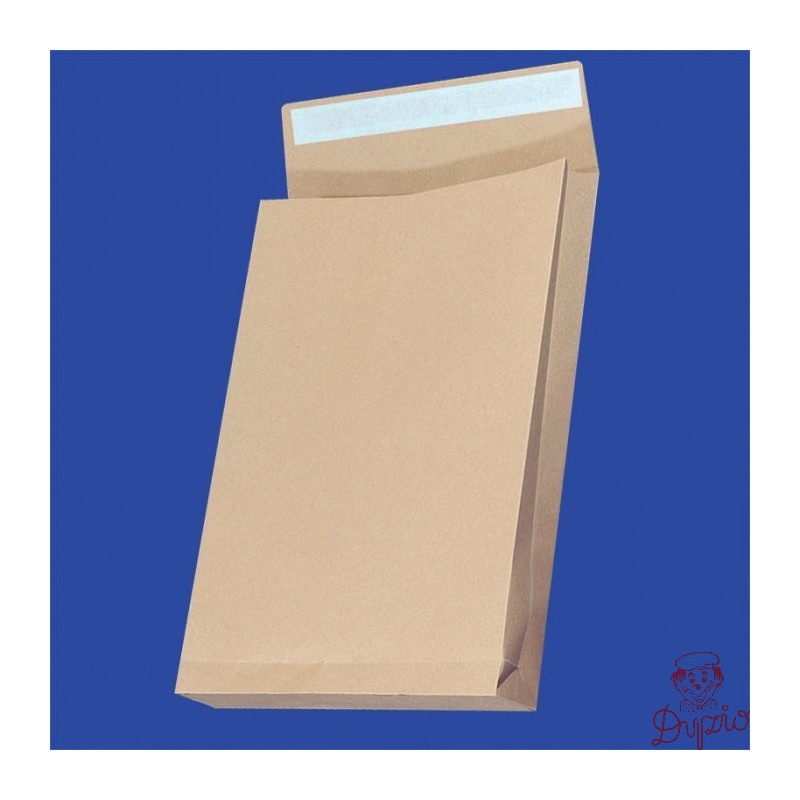 Koperty B4 HK RBD brązowe 130g (25szt.) NC z rozszerzanymi bokami 41733098/25