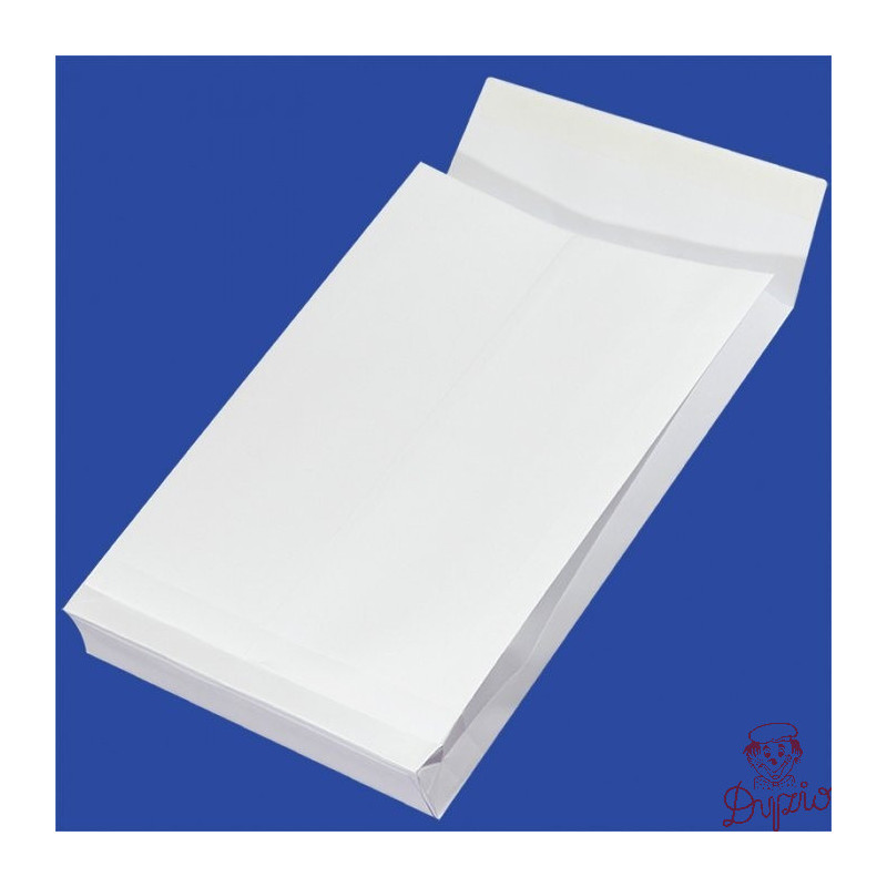 Koperty B4+ HK RBD białe 150g (100szt) z rozszerzanymi bokami 255x390x40 NC 44030077