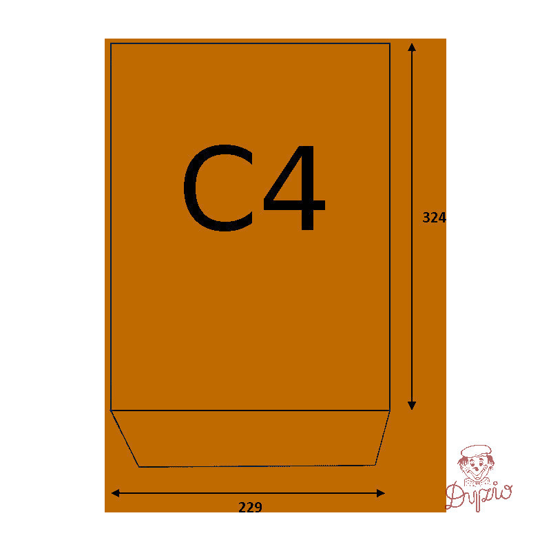 Koperty C4 NK brązowe 90g (500) 31613020 NC