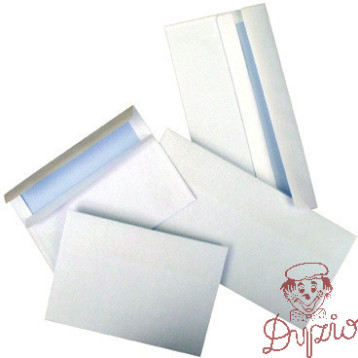 Koperty C6 SK białe 75g okno prawe 45x90mm (1000szt.) NC samoklejące 11021200