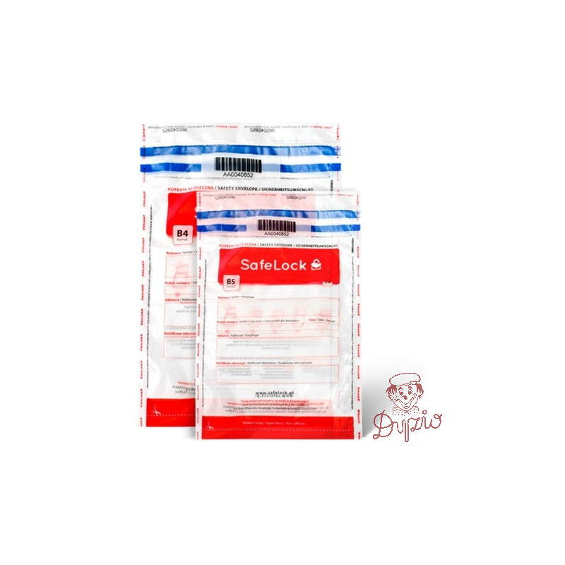 Koperty bezpieczne B5 (100sztuk) przezroczyste ikb178280ptk100 EMERSON