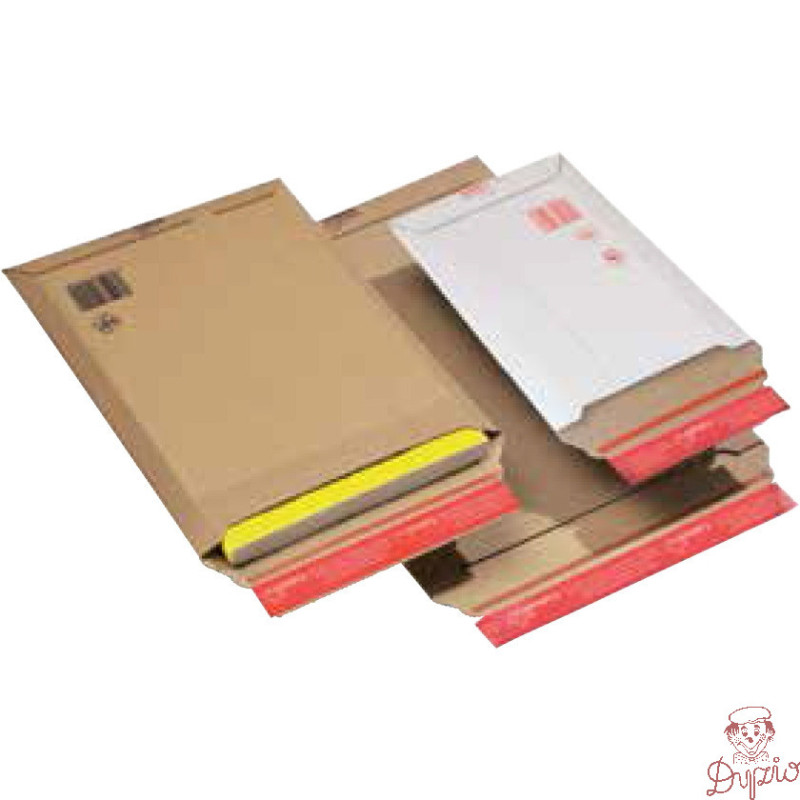 Koperty tekturowe brązowe HK 235x340x50/250x351mm 100szt.90100437 COLOMPAC