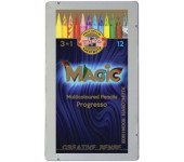 Kredki PROGRESSO MAGIC 12 kol. 8772 KOH-I-NOOR