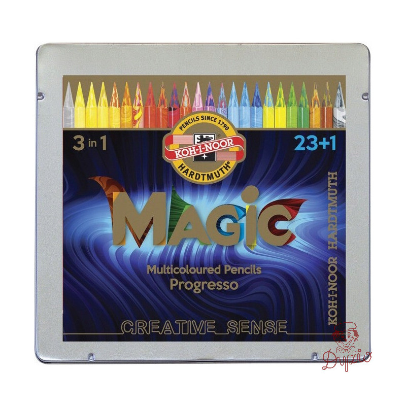 Kredki PROGRESSO MAGIC 24 kolorów 8774 KOH-I-NOOR