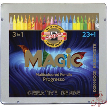 Kredki PROGRESSO MAGIC 24 kolorów 8774 KOH-I-NOOR