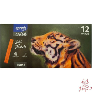 Pastele suche extra fine 12 kolorów SPREE artist PAS-550420-00101