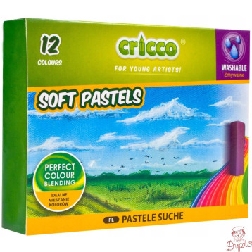 Kredki pastele suche CRICCO 12kol CR491K12