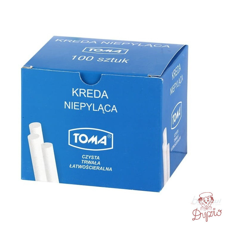 Kreda szkolna biała 100sztuk 80200 TOMA