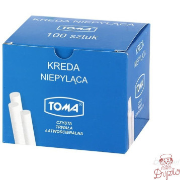 Kreda szkolna biała 100sztuk 80200 TOMA