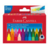 Kredki świecowe trójkątne 24kol opakowanie kartonowe 120024 Faber-Castell