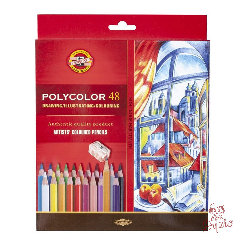 Kredki POLYCOLOR 48 kolorów 3836 KOH-I-NOOR