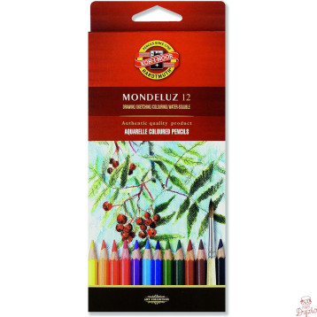 Kredki MONDELUZ 12 kolorów 3716 KOH-I-NOOR