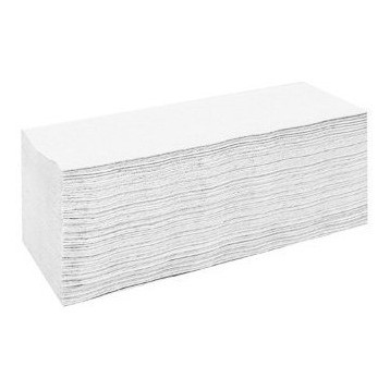 Ręcznik biały ZZ V-FOLD ECONOMIC CLIVER 21x24cm 4000 składek makulatura 2271