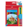 Kredki ZAMEK 36kol. dwustronne +3 kredki dwustronne +ołówek+temperówka 110336 FABER CASTELL