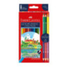 Kredki ołówkowe ZAMEK 12kolorów + 3 kredki dwustronne edycja limitowana 201480 FABER-CASTELL