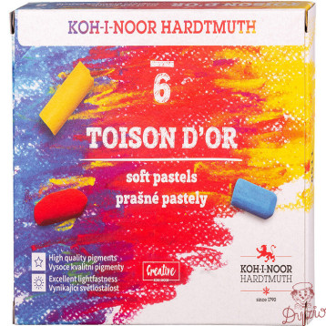 Kredki pastele suche 6kol. 8511 KOH-I-NOOR