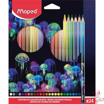 Kredki DeepSea 24 sztuki 831705 MAPED