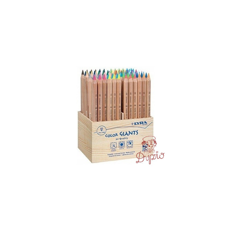Kredka GIANTS pojedyńcza mix kolor 9400 LYRA