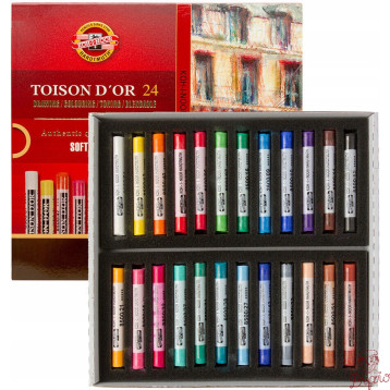 Kredki pastele suche 24kol 8514 KOH-I-NOOR