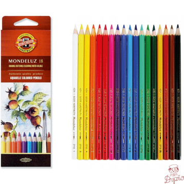 Kredki 18 kol. MONDELUZ 3717 KOH-I-NOOR