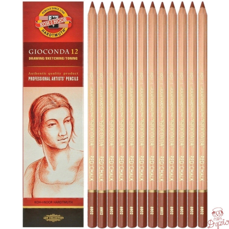Kredka pastela GIOCONDA ruda (12szt.) 8802 KOH-I-NOOR