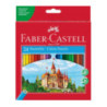 Kredki ZAMEK 24 kolory opakowanie kartonowe 120124 FC FABER-CASTELL